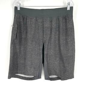 Lululemon Men's T.H.E. Short Linerless Large 9" Charcoal Gray